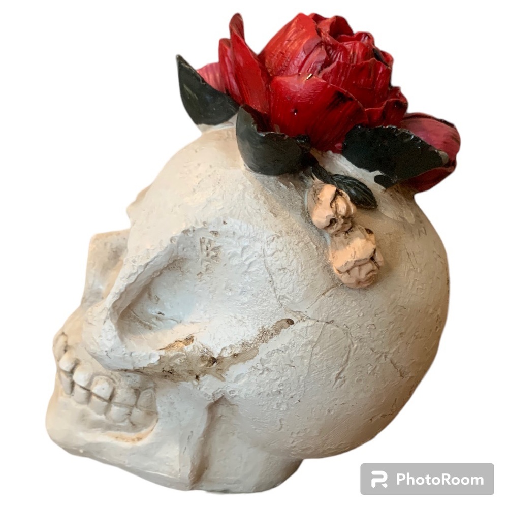 Skull with Roses - Picture 8 of 9